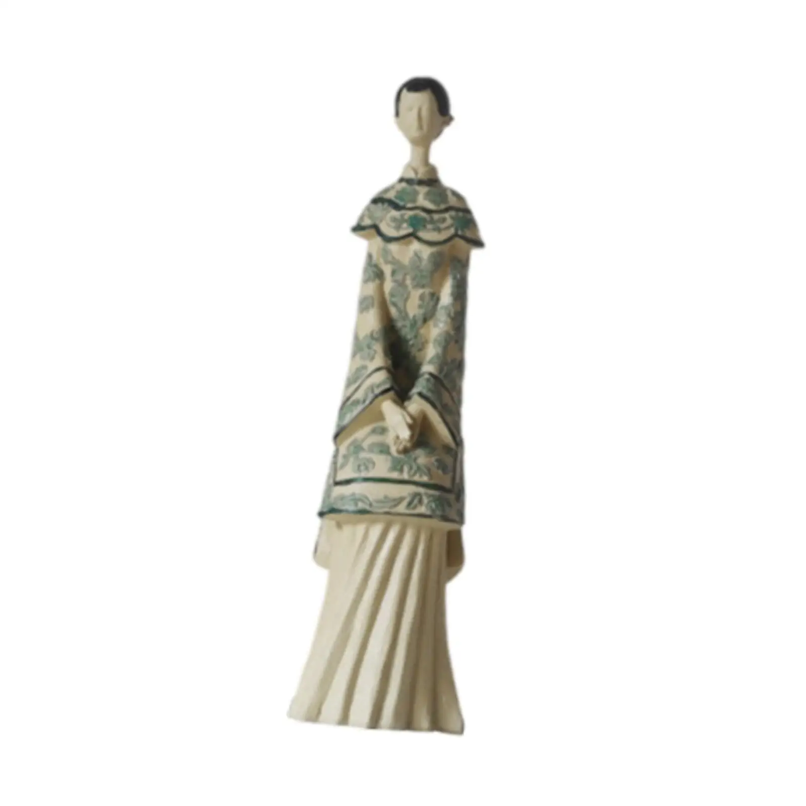 

Ancient Girl Lady Figurine Portable Ornament Multipurpose Display Artwork Collectible Statue for Home Bedroom Hotel Cabinet Bar