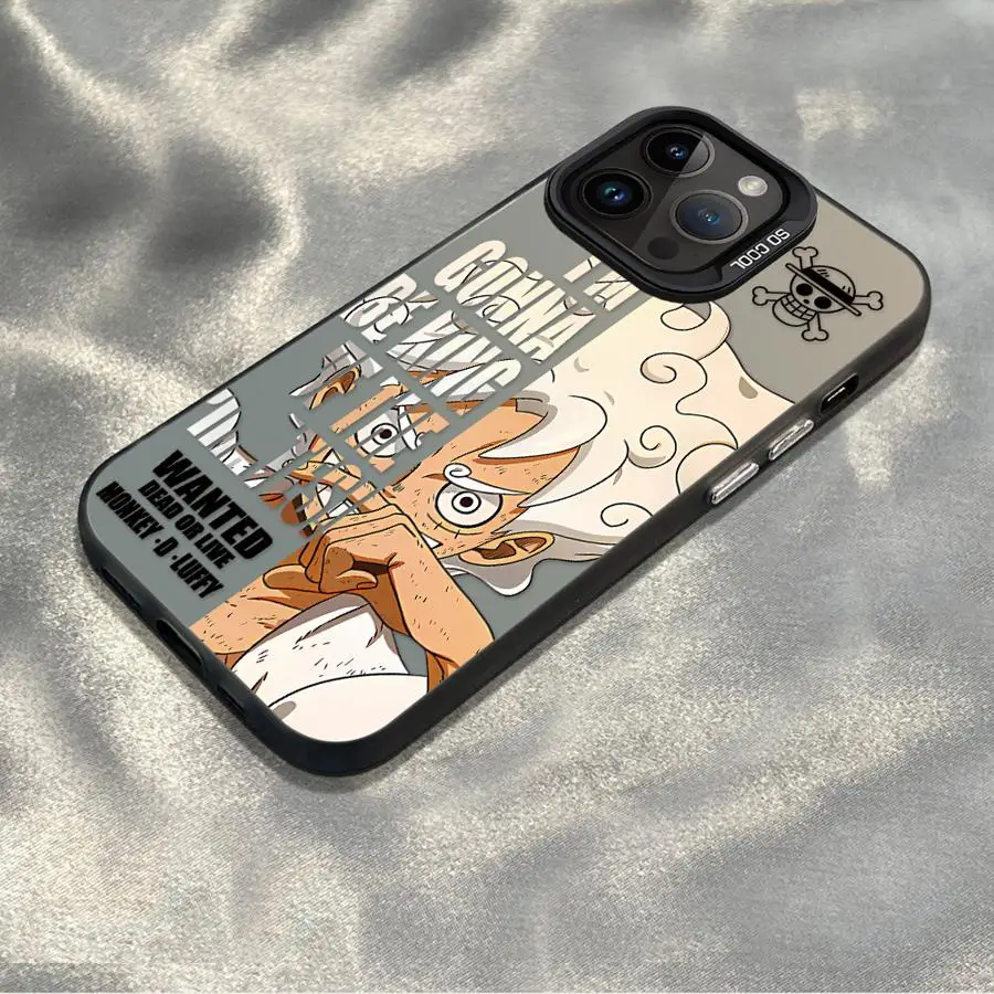 Casing Ponsel untuk iPhone 17 16e 11 12 13 Pro Max 14 15 16 Plus Soft Shell Ones Pieces Anime