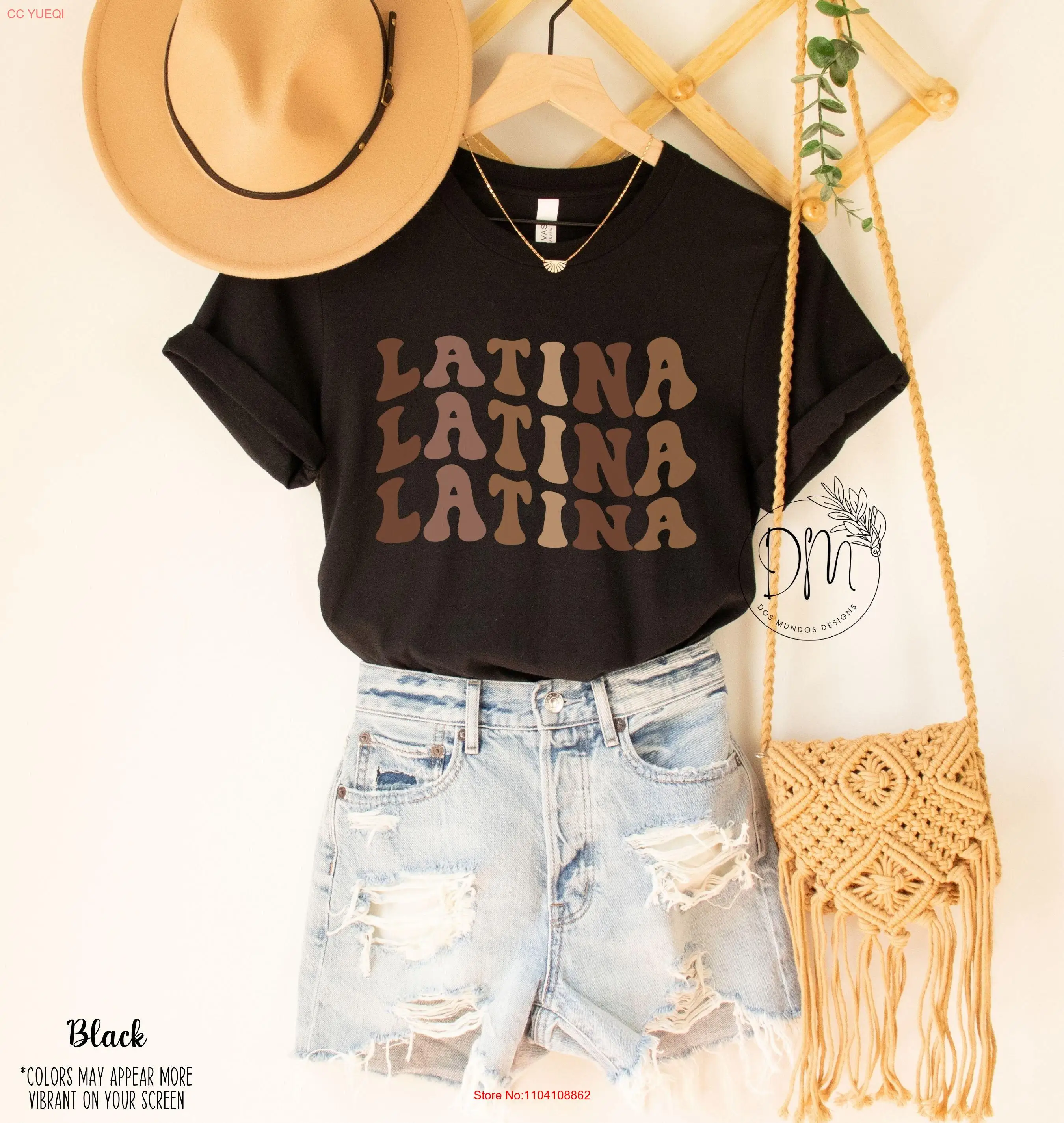 

Latina T Shirt for Educated Poderosa Power Chingona Feminist Morena Feminista Ropa Para Mujer long or short sleeves