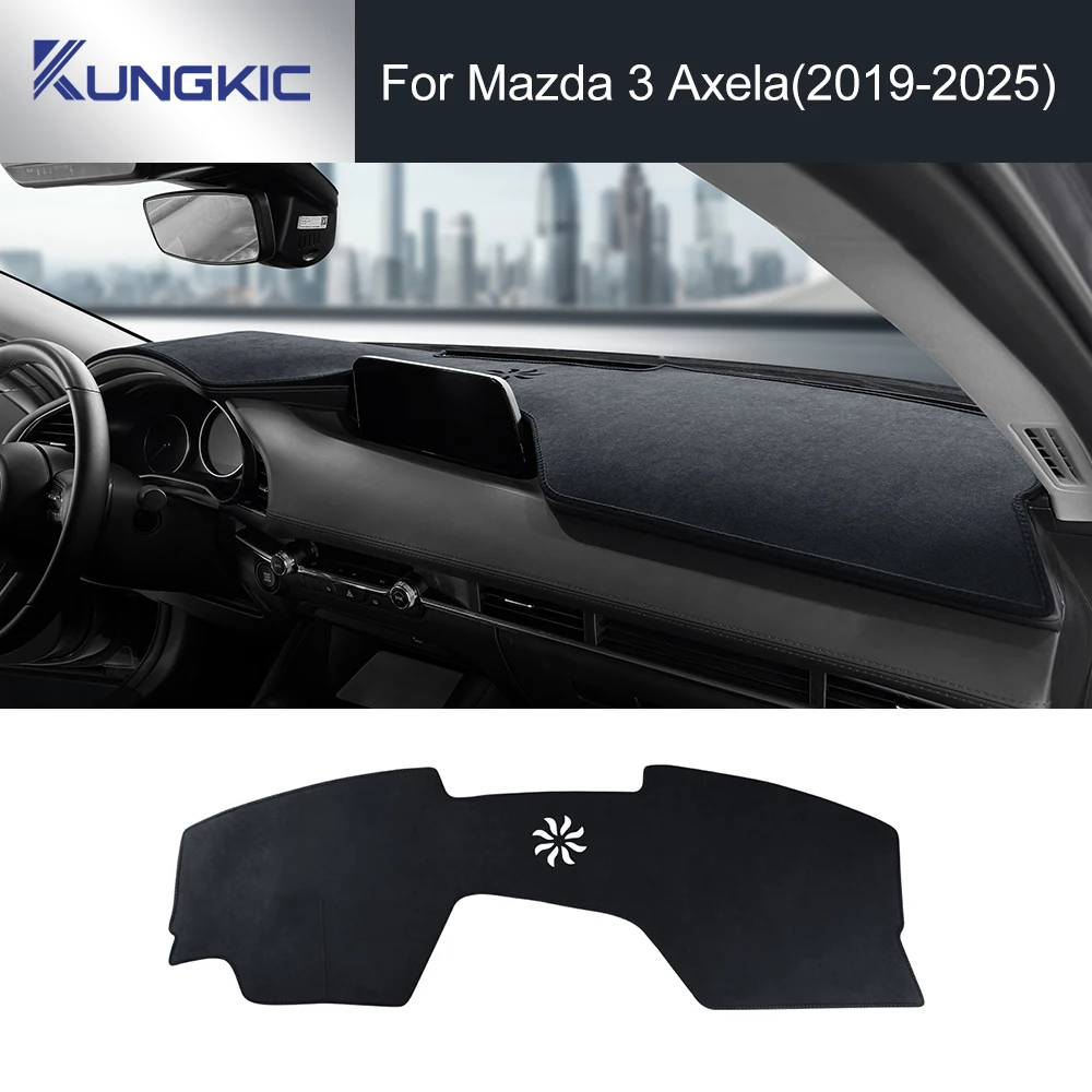 

Flannel Dashmat For Mazda 3 BP 2019 2020 2021 2022 2023 2024 2025 Mazda3 Axela Car Summer Sunshade Dashboard Mat Carpet Pad