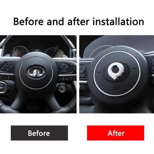 Imagen 2 del producto Para Great Wall Poer Gwm 2019-2021 2023 2025 2026 Interior del coche perilla de Control central decoración pegatinas embellecedoras calcomanías parte