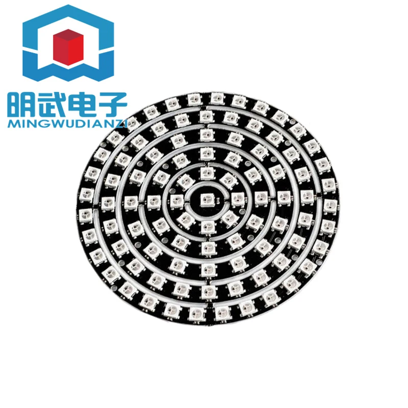 93-bit 133-bit WS2812B 5050 RGB LED built-in full-color Driver Development Board