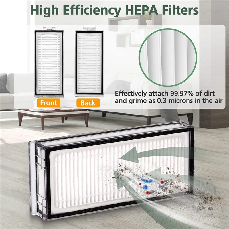 

AB15-Для Roborock Q7 Q7+ Q7 Max Q7 Max+ Робот-пылесос Основная боковая щетка Hepa-фильтр Швабра Запасные части