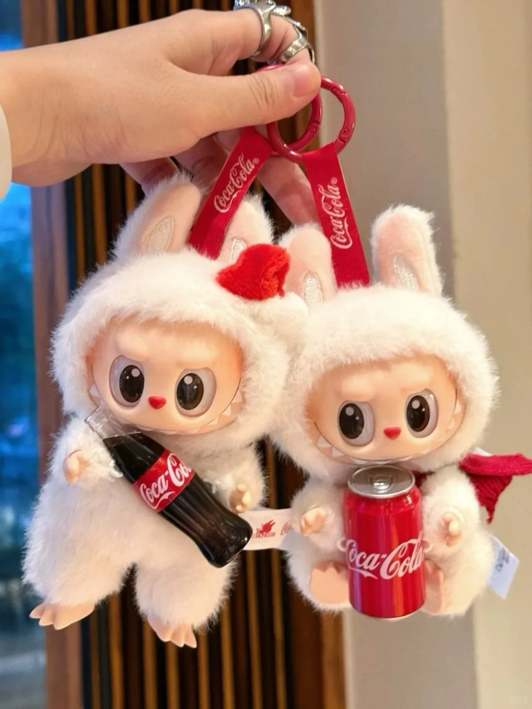 

POP MART LABUBU THE MONSTERS COCA-COLA Series Vinyl Face Blind Box Toys Pendant Trendy Kawaii Figure Surprise Dolls in Stock