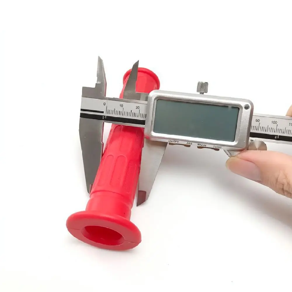 Non Slip Red Rubber Sleeve For Hand Truck Metal Handlebar Replacement Durable Grip Padding For Logistics Cart 20mm