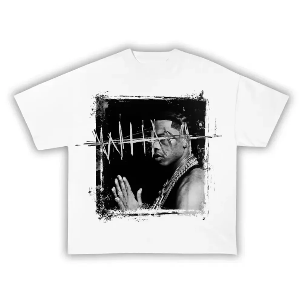 Rap Lil Baby Wham World Tour T Shirt Male Tee Hip Hop Retro Gift Summer Cotton Men Women Tops Streetwear Loose Casual Trendy Y2k