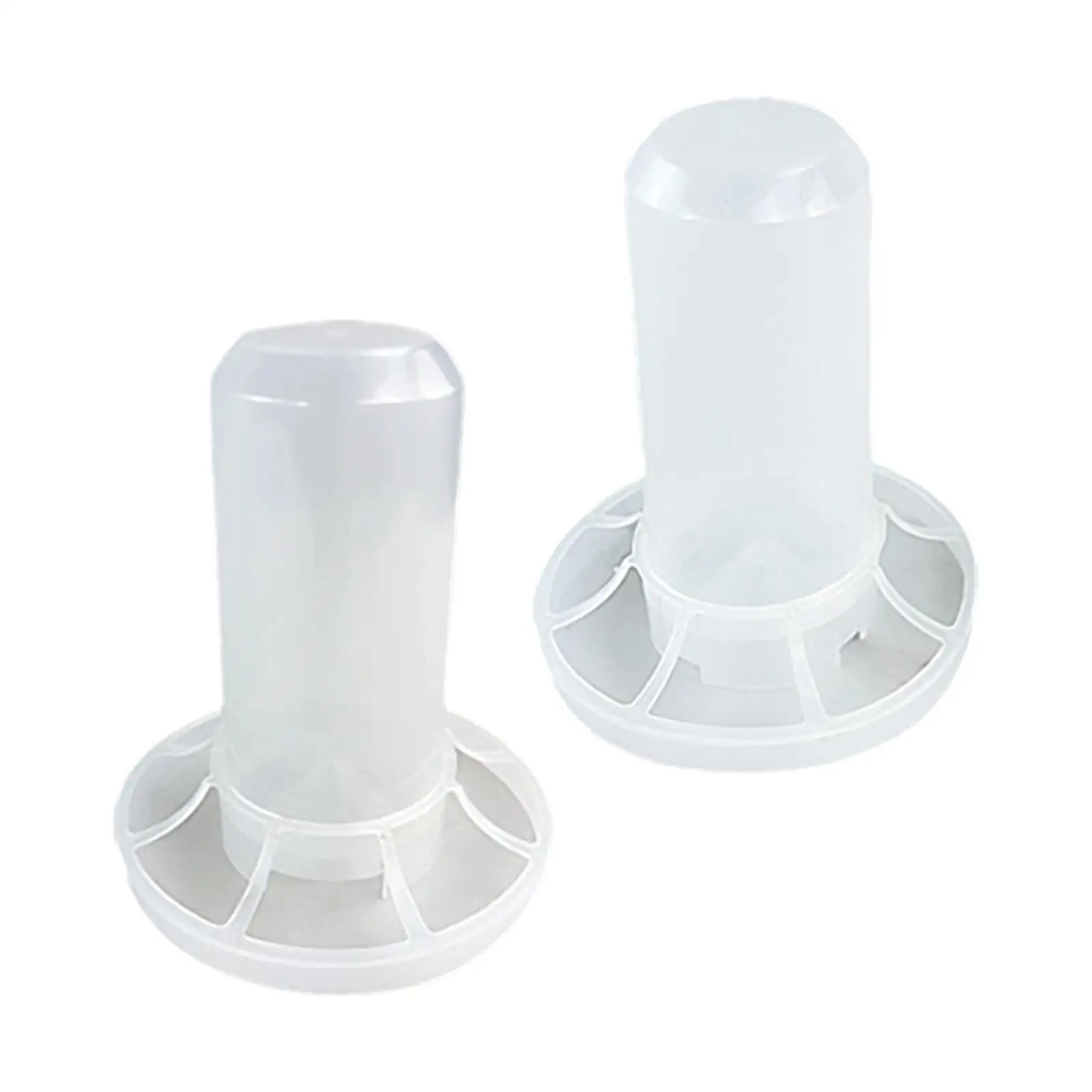 وحدة تغذية الدجاج الأوتوماتيكية، دلو مستلزمات الدجاجة مع منافذ لحديقة الحمام والبط والديك #4