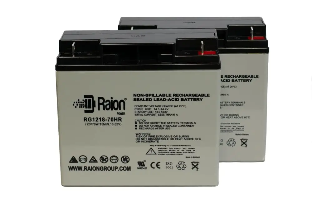 12V 22Ah High Rate Discharge Rechargeable UPS Battery for Backup Power System, 2 Pack, Customized