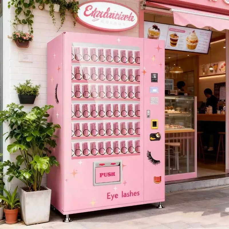 Large-capacity False Eyelash Vending Machine SDK Multiple Payment Options 1 Year Warranty for Beauty Salons Shopping Malls