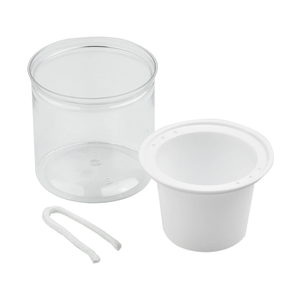 Self-Watering Transparent Container for Potted Greens PP Resin Build Allows Light Penetration and Air Circulation Around Roots