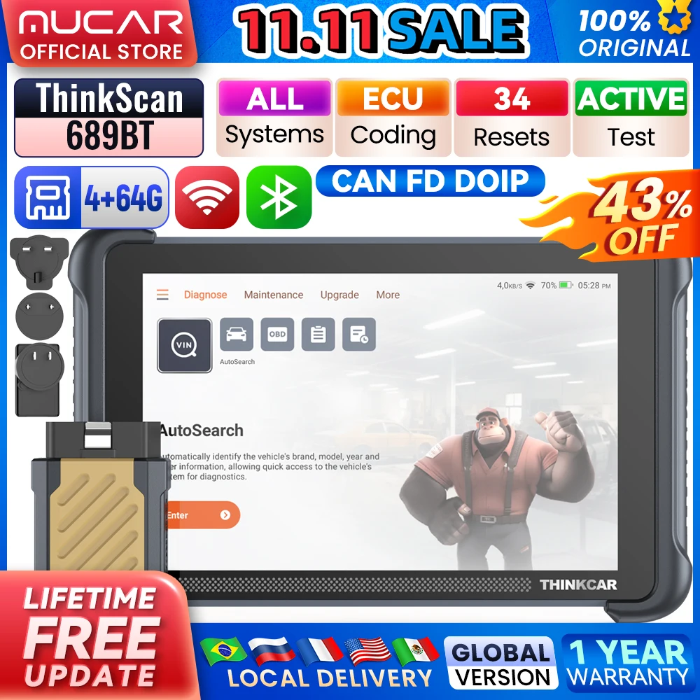 THINKCAR THINKSCAN 689BT ΠΠ²ΡΠΎΠΌΠΎΠ±ΠΈΠ»ΡΠ½ΡΠΉ Π΄ΠΈΠ°Π³Π½ΠΎΡΡΠΈΡΠ΅ΡΠΊΠΈΠΉ ΠΈΠ½ΡΡΡΡΠΌΠ΅Π½Ρ OBD2 DoIP CAN FD ΠΡΠ΅ ΡΠΈΡΡΠ΅ΠΌΡ 34, ΡΠ±ΡΠΎΡ ΠΊΠΎΠ΄ΠΈΡΠΎΠ²Π°Π½ΠΈΡ ΠΠΠ£, Π΄Π²ΡΠ½Π°ΠΏΡΠ°Π²Π»Π΅Π½Π½ΡΠΉ ΠΈΠ½ΡΡΡΡΠΌΠ΅Π½Ρ ΡΠΊΠ°Π½ΠΈΡΠΎΠ²Π°Π½ΠΈΡ ΡΠΏΡΠ°Π²Π»Π΅Π½ΠΈΡ THINKCAR THINKSCAN 689BT ΠΠ²ΡΠΎΠΌΠΎΠ±ΠΈΠ»ΡΠ½ΡΠΉ Π΄ΠΈΠ°Π³Π½ΠΎΡΡΠΈΡΠ΅ΡΠΊΠΈΠΉ ΠΈΠ½ΡΡΡΡΠΌΠ΅Π½Ρ OBD2 DoIP CAN FD ΠΡΠ΅ ΡΠΈΡΡΠ΅ΠΌΡ 34, ΡΠ±ΡΠΎΡ ΠΊΠΎΠ΄ΠΈΡΠΎΠ²Π°Π½ΠΈΡ ΠΠΠ£, Π΄Π²ΡΠ½Π°ΠΏΡΠ°Π²Π»Π΅Π½Π½ΡΠΉ ΠΈΠ½ΡΡΡΡΠΌΠ΅Π½Ρ ΡΠΊΠ°Π½ΠΈΡΠΎΠ²Π°Π½ΠΈΡ ΡΠΏΡΠ°Π²Π»Π΅Π½ΠΈΡ