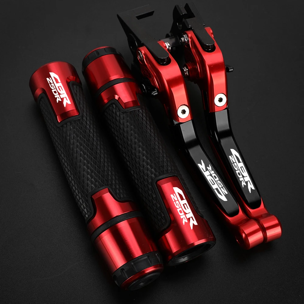 

FOR HONDA CBR250R CBR 250 R CBR250 R 2011 2018 2017 Motorcycle Aluminum Adjustable Brake Clutch Levers Handlebar Hand Grips Ends