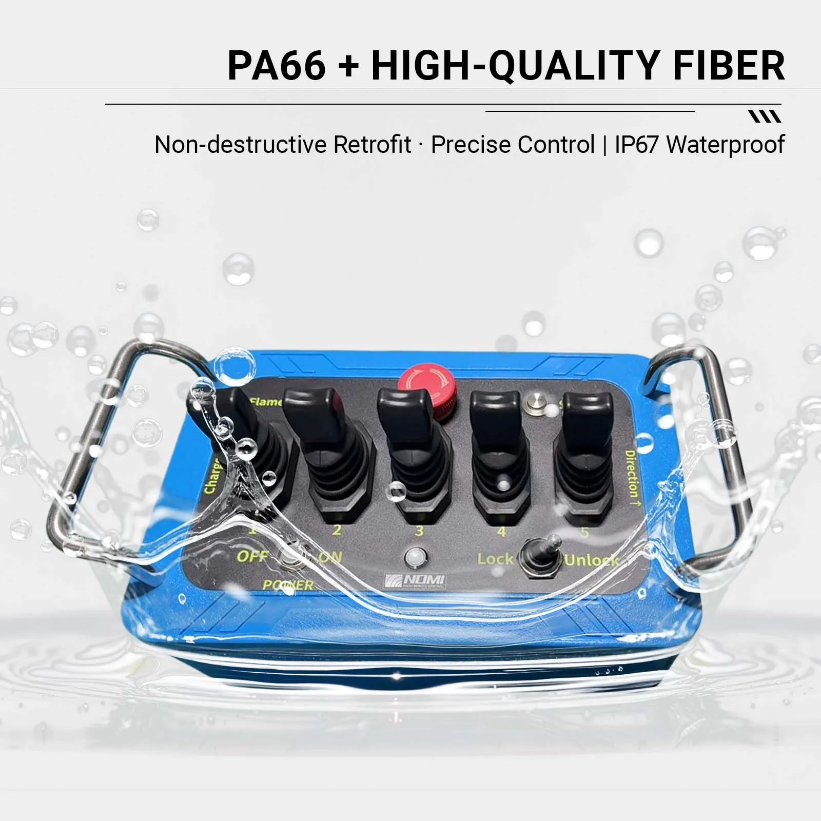High Efficiency Proportional Joystick Remote Control For Concrete Mixer Truck
