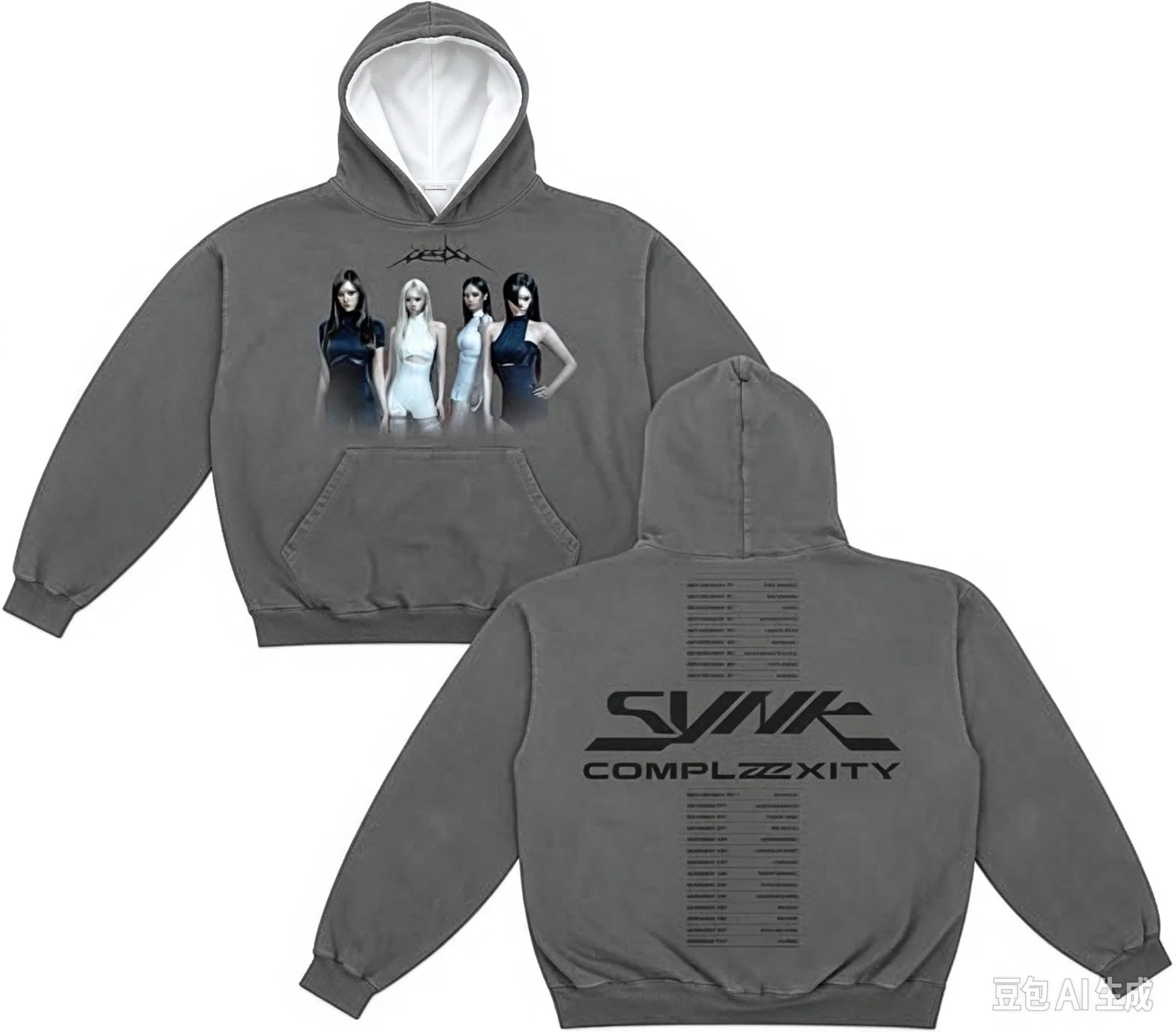 2026 AESPA COMP æ XITY Hoodie Casual Loose Fit Soft and Comfortable Autumn/Winter Family Match