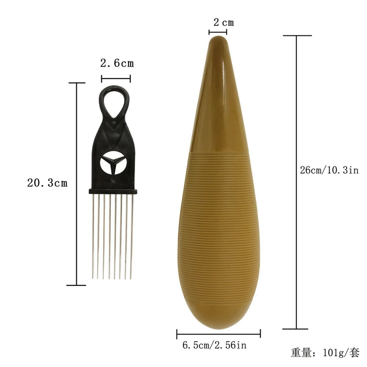 Guiro Instrument Fish Shaped Sand Drum Percussion Instrument with 1 Scraper Musical Training Tool Style B