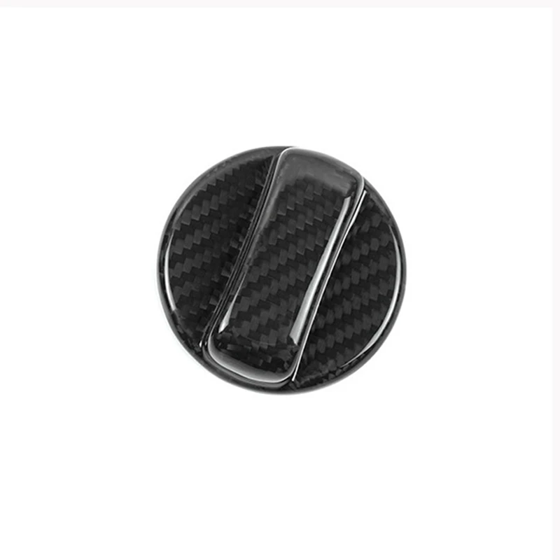 Real Hard Carbon Fiber Car Fuel Tank Cap Trim Cover Universal for GR86 2021 2022 2023 Yaris(B)