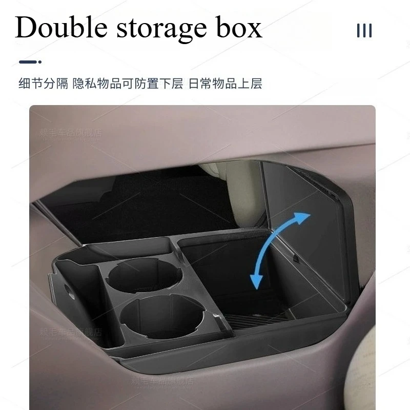 

For Silicone ZEEKR 7X Central Control Special Armrest Box Lower Storage Box Car Interior Modification