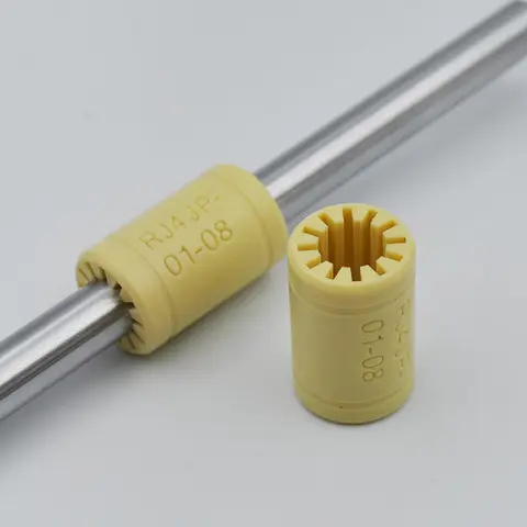 Solid Polymer RJ4JP 01 08 Linear Bearing 8*15*24 mm Plastic LM8UU RJ4JP-01-08 Bearings 8mm Inner Prusa for Mendel DIY