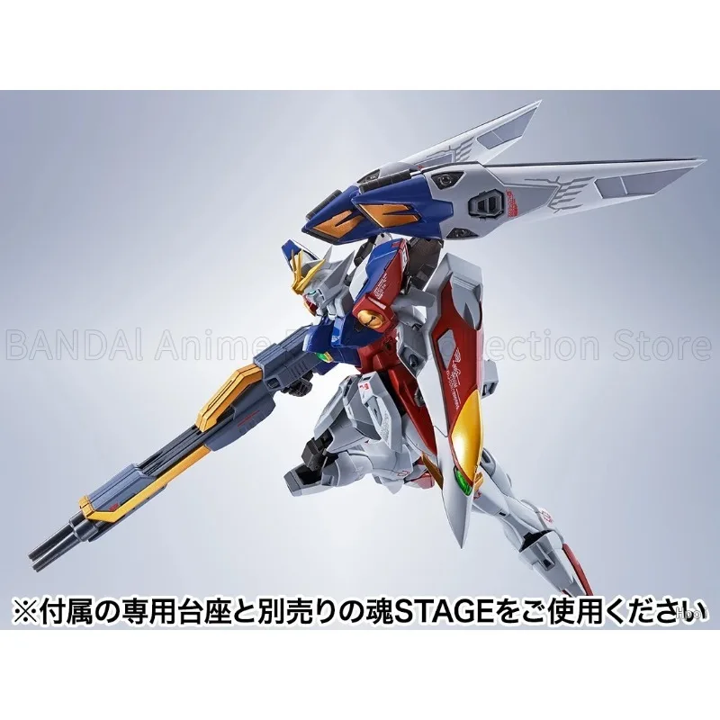 In Stock Original Bandai ROBOT Spirits SIDE MS Kidou Senki Gundam Wing XXXG-00W0 WING GUNDAM ZERO Finished Product Movable