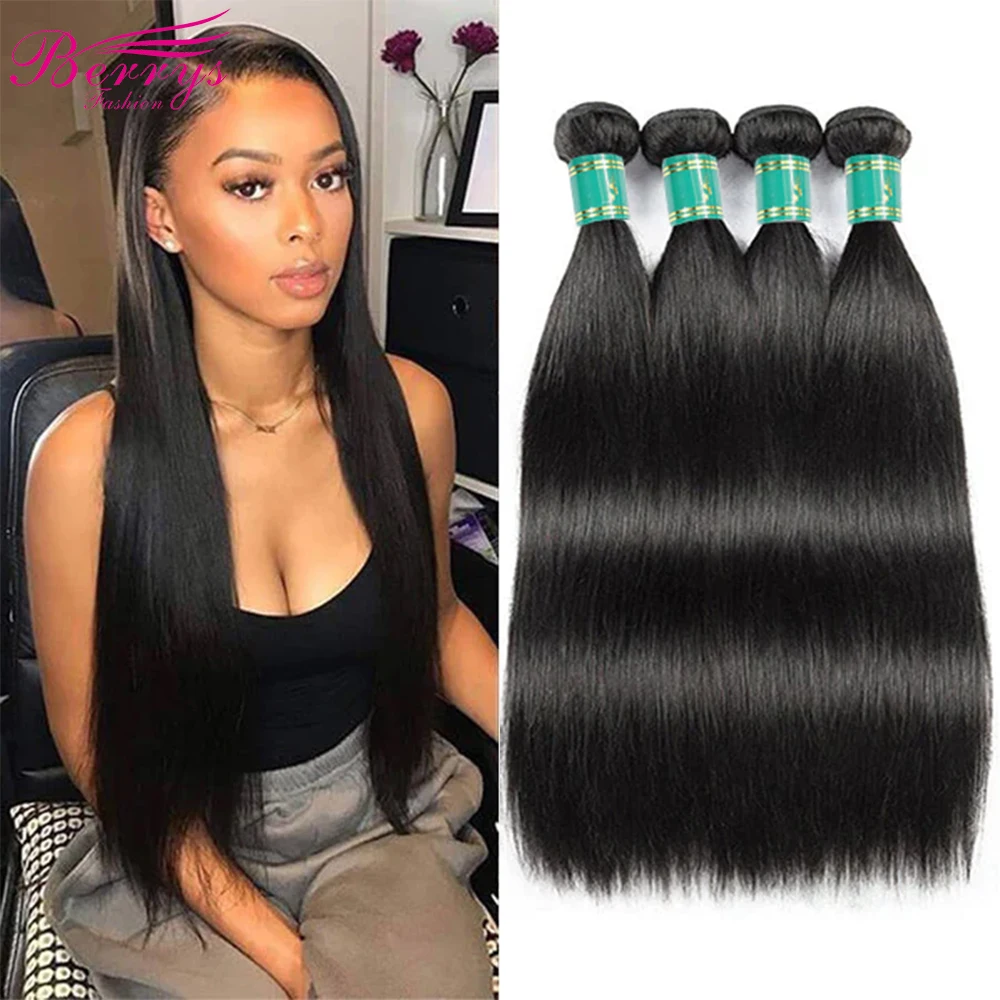 Fast Shipping 3-4 Days Peruvian Raw Hair Straight Hair Extensions 3 Bundles Deal 8-34Inch Double Machines Weft Natural Color