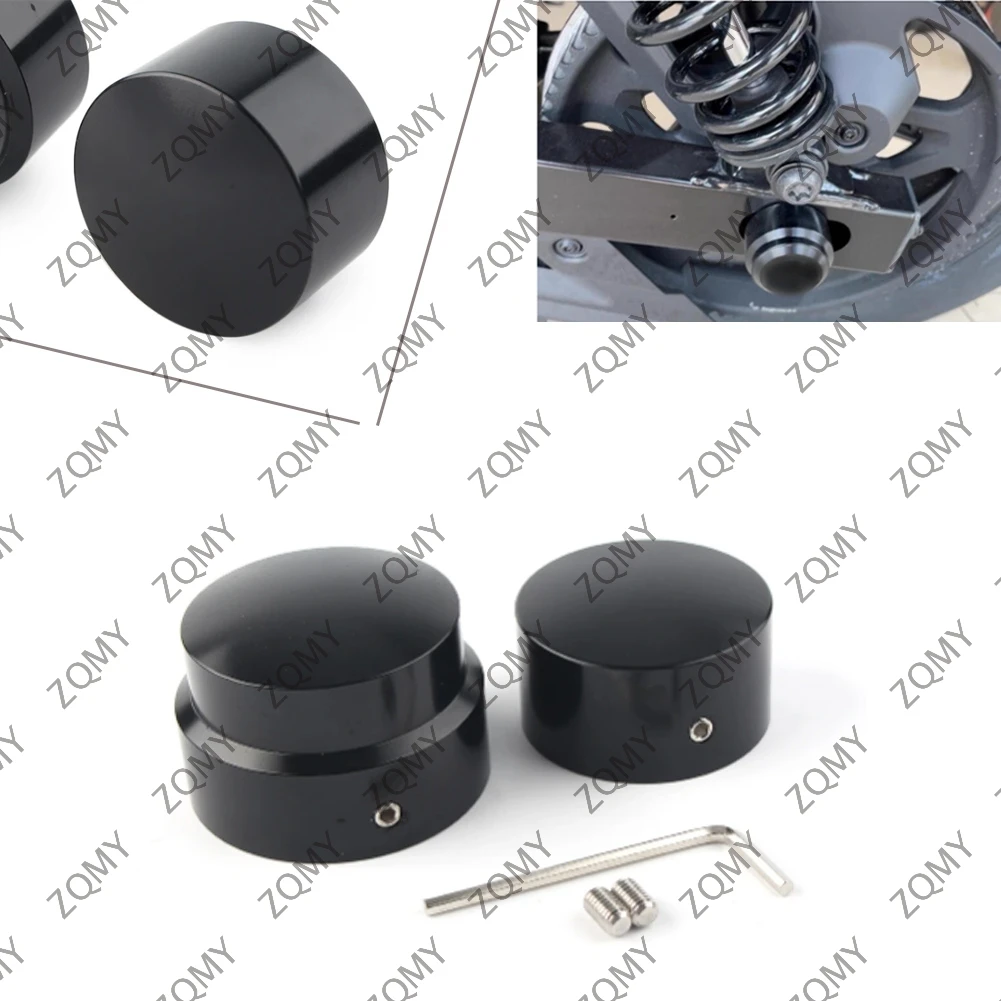 

Motorcycle Rear Axle Nut Cover Cap Sets for Harley Sportster 883 1200 XG XL CVO Dyna