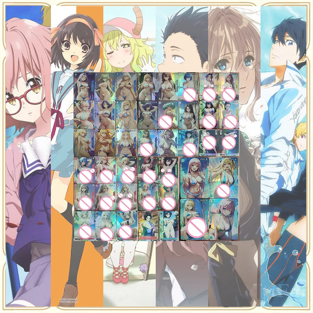Anime Goddess Story DIY ACG Nami Premium Flash Collectible Card Games Toys Christmas Birthday Gifts Misaka Mikoto