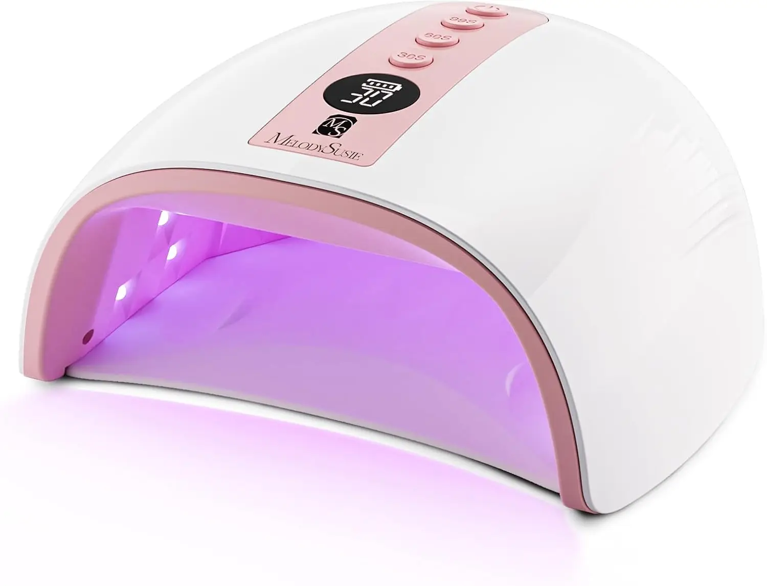 

Rechargeable UV Nail Lamp with 3 Timers & Smart Sensor, Cures All Gel Polishes Including Builder, Hard, Extension