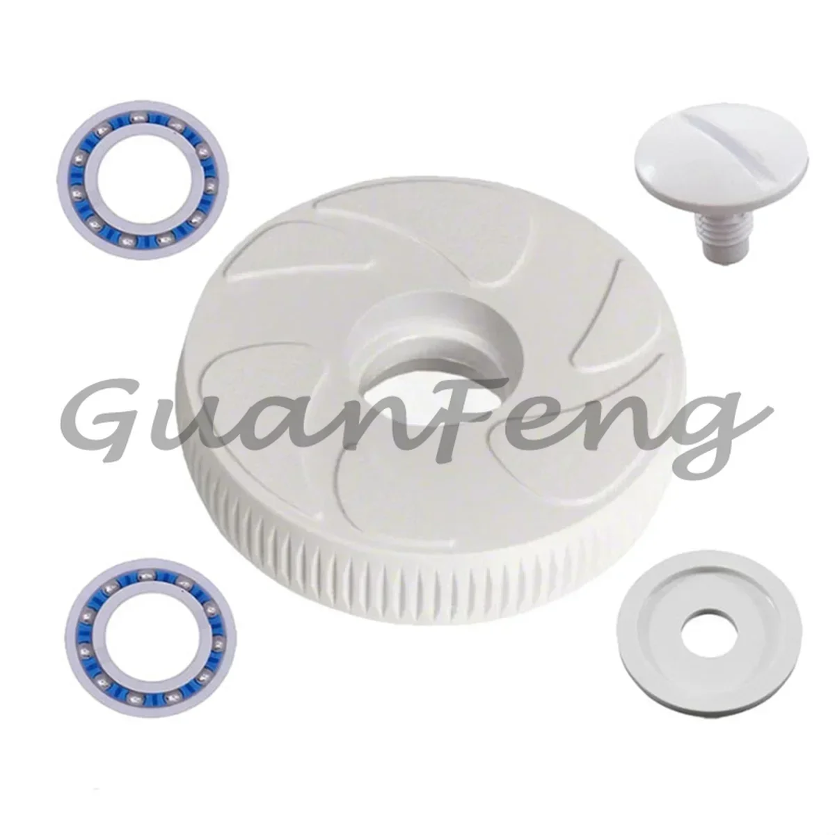 Spare Accessories for Pool Cleaning Machine, Modification Kit Includes Wheels, Tires, Shafts, Bearings, Bags & Hoses