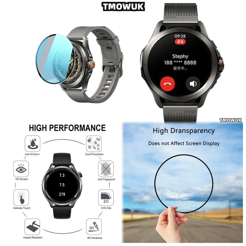 

For Xiaomi Watch S4 41mm Unique Curved Screen Protector HD Soft Anti-scratch Film