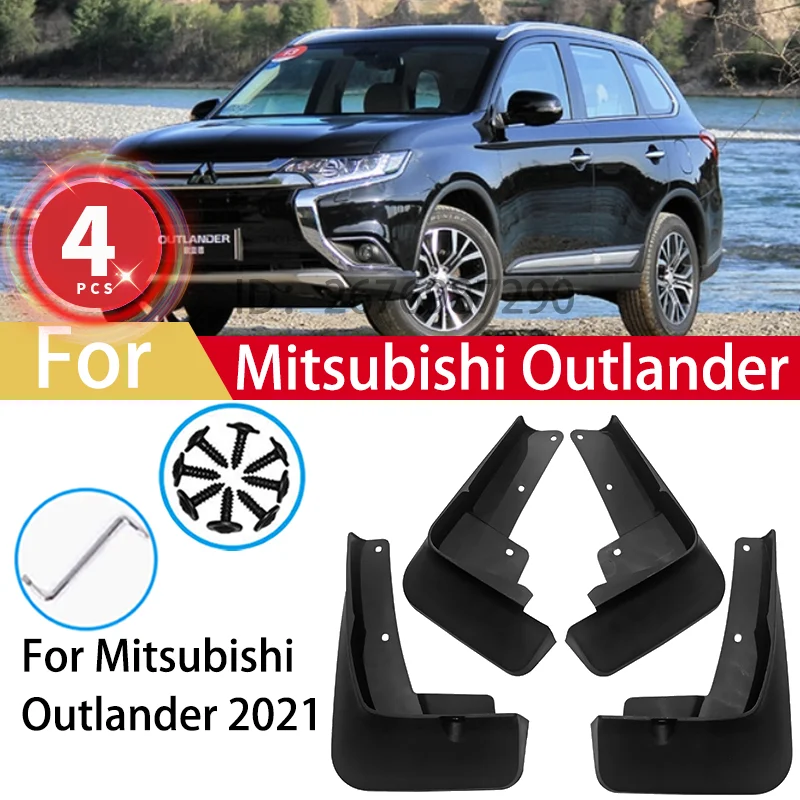 

4pcs Mudguards For Mitsubishi Outlander Phev 2021 2022 Mud Flaps Splash Guards Fender MudFlaps Auto Front Rear Car Accessories