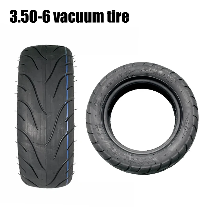 10Inch 3.50-6 CST Vacuum Tyre Tubeless Tire for Electric Scooter Balancing Car 10x4.00-6 90/65-6 Universal