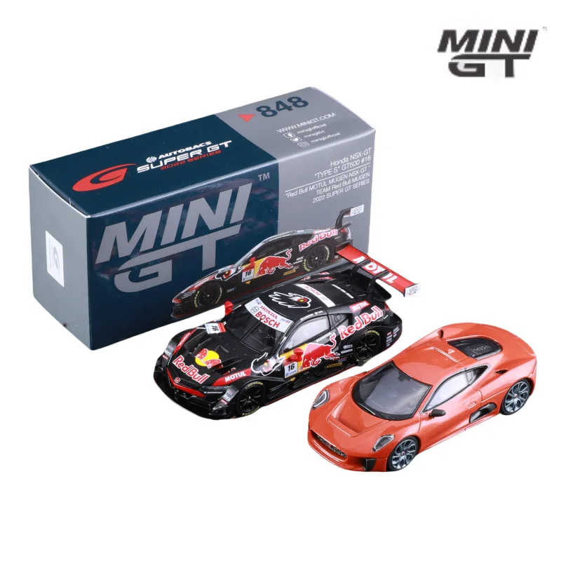 

In stock 1:64 #848 Honda NSX-GT 903 Jaguar C-X75 Ghost die-cast alloy car model, boys' festival gift toy, adult decorative item.