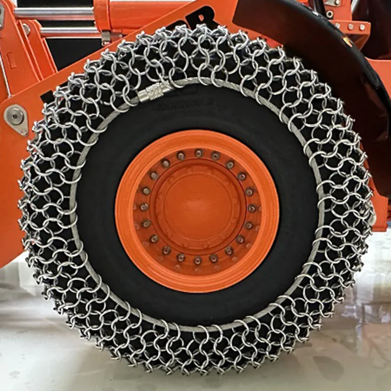 1:14th Scale JDMODEL Metal Tire Chains for Tamiya RC Truck SCANIA 770S R620 VOLVO BENZ Arocs MAN TGX Car Accessories JDM198D