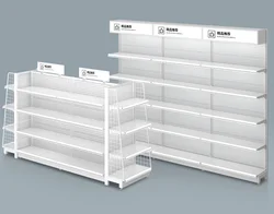 Supermarket shelves, convenience stores, display shelves, snack sheets, double-sided display cabinets