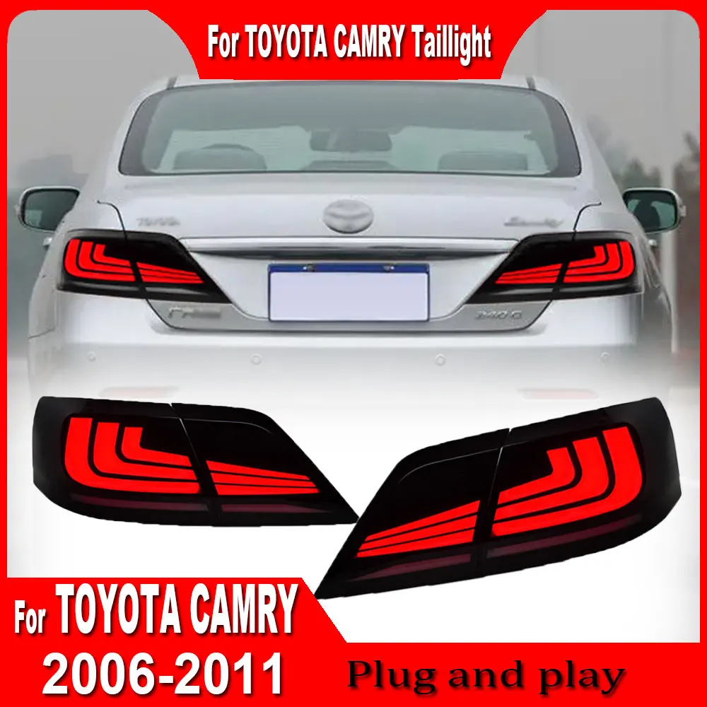 LED Tail Light For Toyota Camry 2006 2007 2008 2009 2010 2011 2012 2013 2014 Rear Lamps Start Up Animation DRL Brake Turn Signal