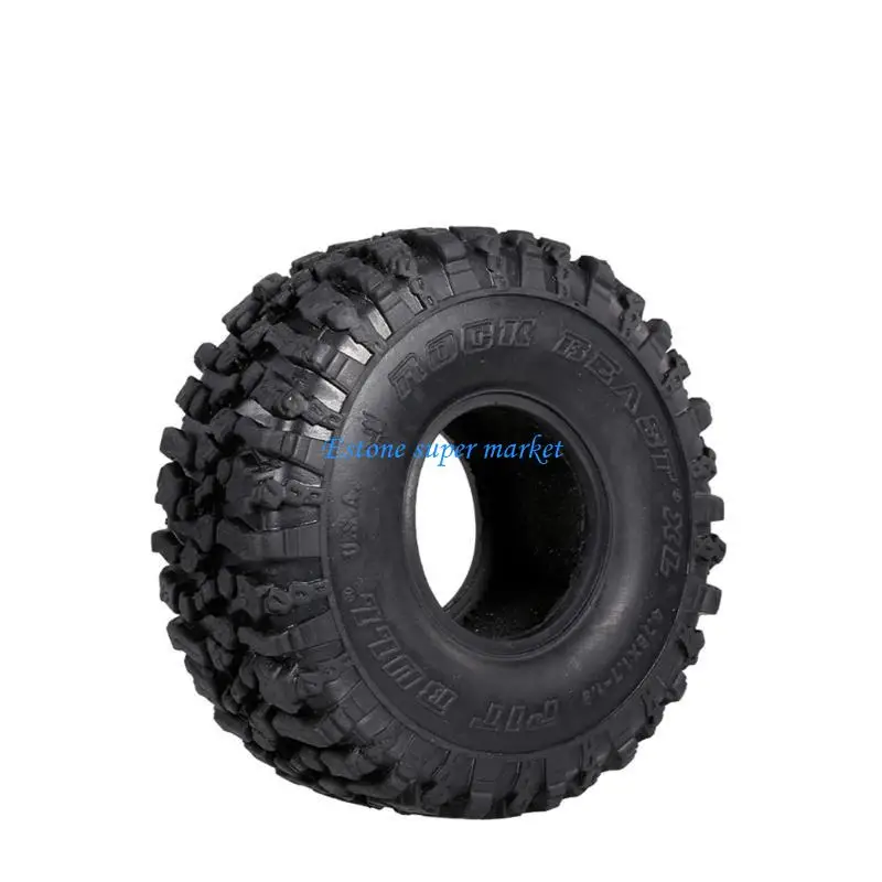 

090B 4 шт. резиновые шины для гусеничного грузовика 1:10 RC SCX10 90046 Trx-4