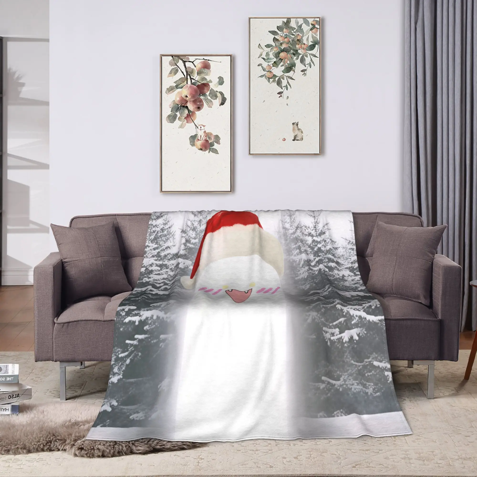 L-Lightsaber BL Manhwa Blanket Winter  Warm Throw Blanket For Adults Sofa Home Flannel Bedspread Bed Cover