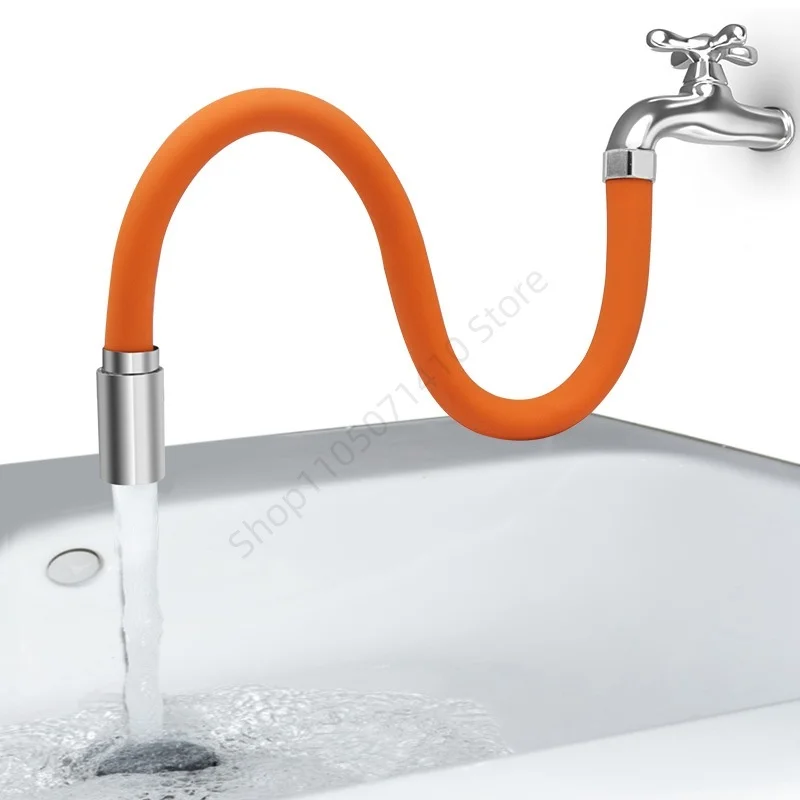 360° Kitchen Sink Faucet Extender Flexible Bending Bathroom Faucet Sink Universal Splash Extender Kitchen Accessories