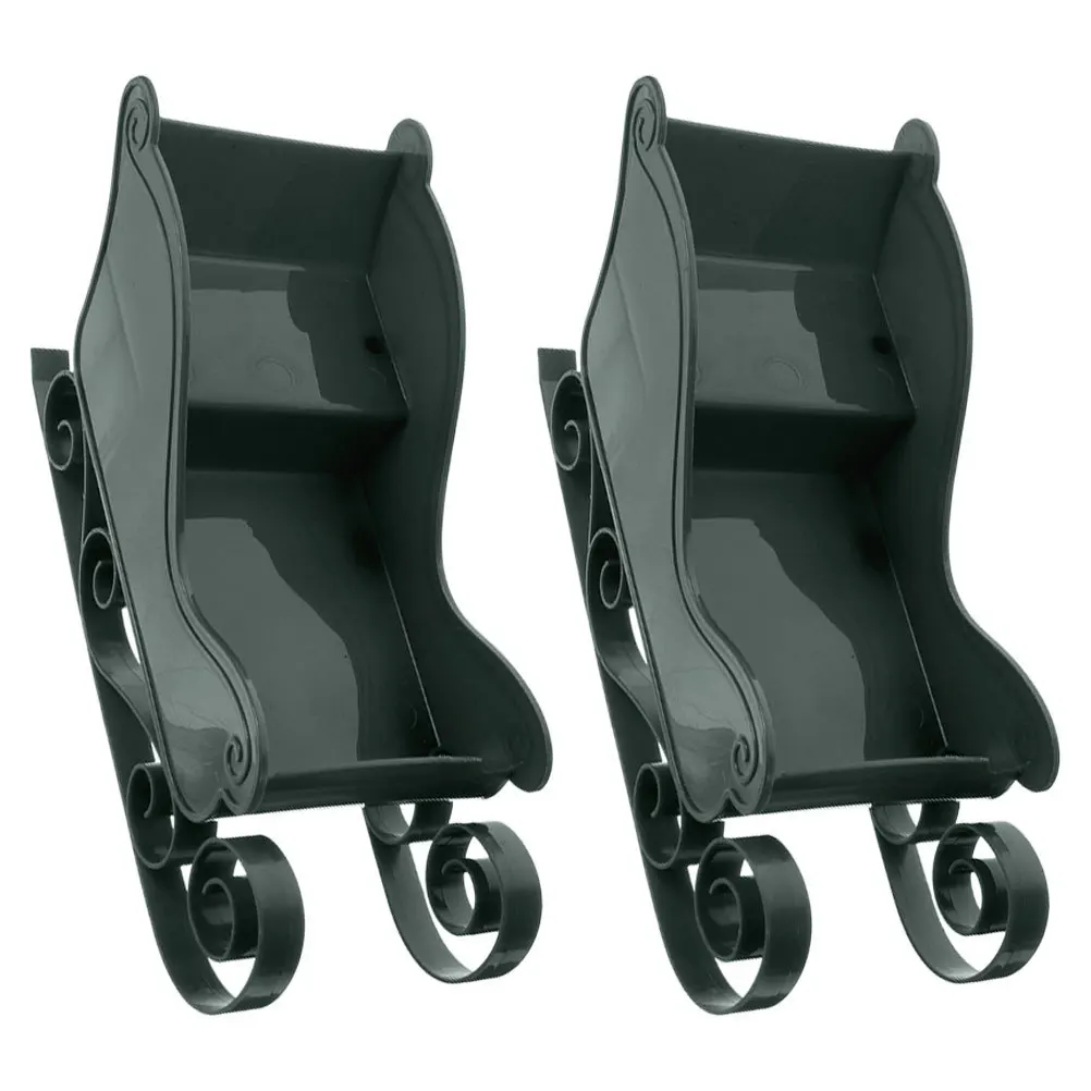 2 Pcs Tabletop Sleigh Mini Decoration for Presents Sled Centerpiece Desktop Ornament