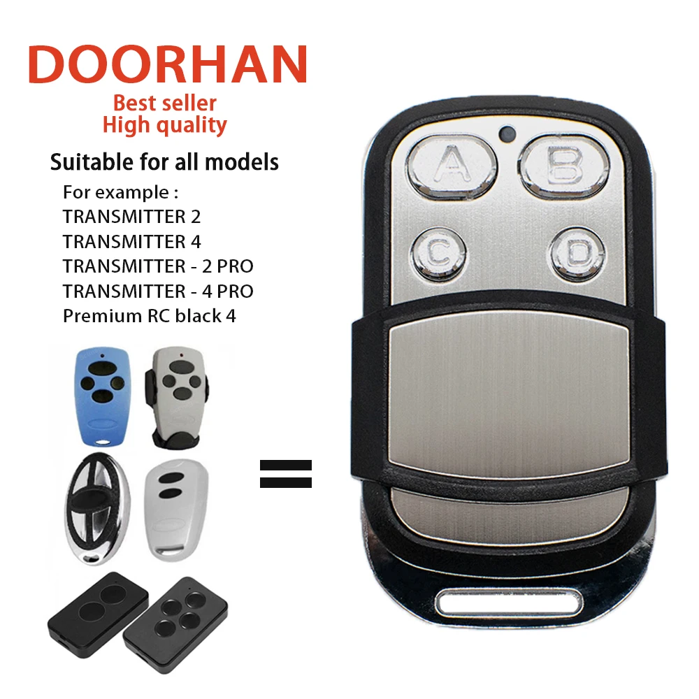 DOORHAN TRANSMITTER-2 PRO 433MHz リモートコントロールバリア用ゲートコントロール ガレージ用