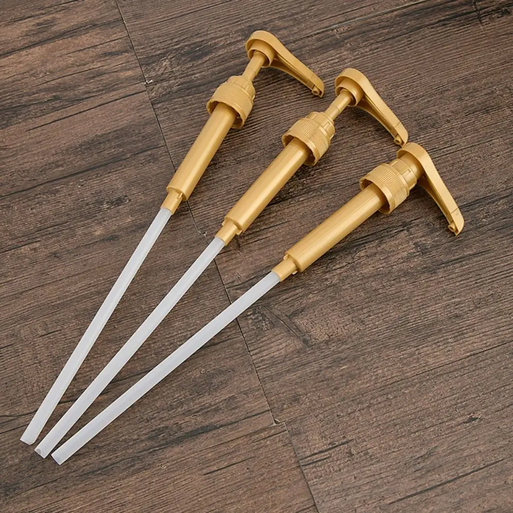 

Новый многофункциональный насос для кофейного сиропа, золотой пищевой пластиковый насос для бутылок, насос для сиропа для сиропа Торани