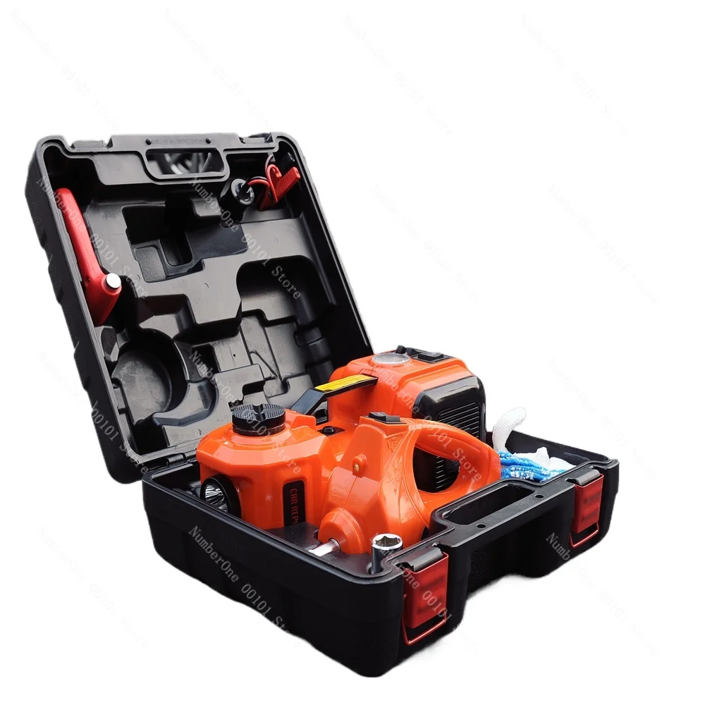 

12V 5Ton car jack hydraulic hydraulic jack Tire Jack Electric Wrench LED Light 4 in 1