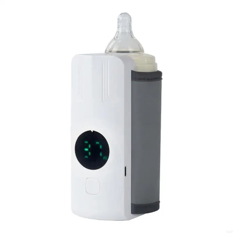 76HF Baby Milk Heat Keeper Travel Bottle Warmer Insulation Cover Temperature Adjustable Bottle Heater for Milk Portable