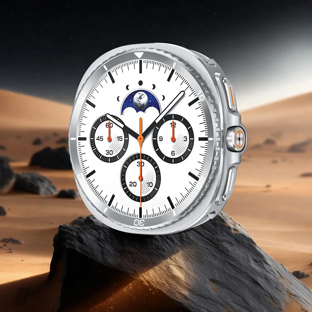 

Metal Case For Samsung Watch 8 Ultra 47mm Case Full Coverage Protective Cover For Galaxy Watch 8 Hard Frame Watch Accessori K0Q3