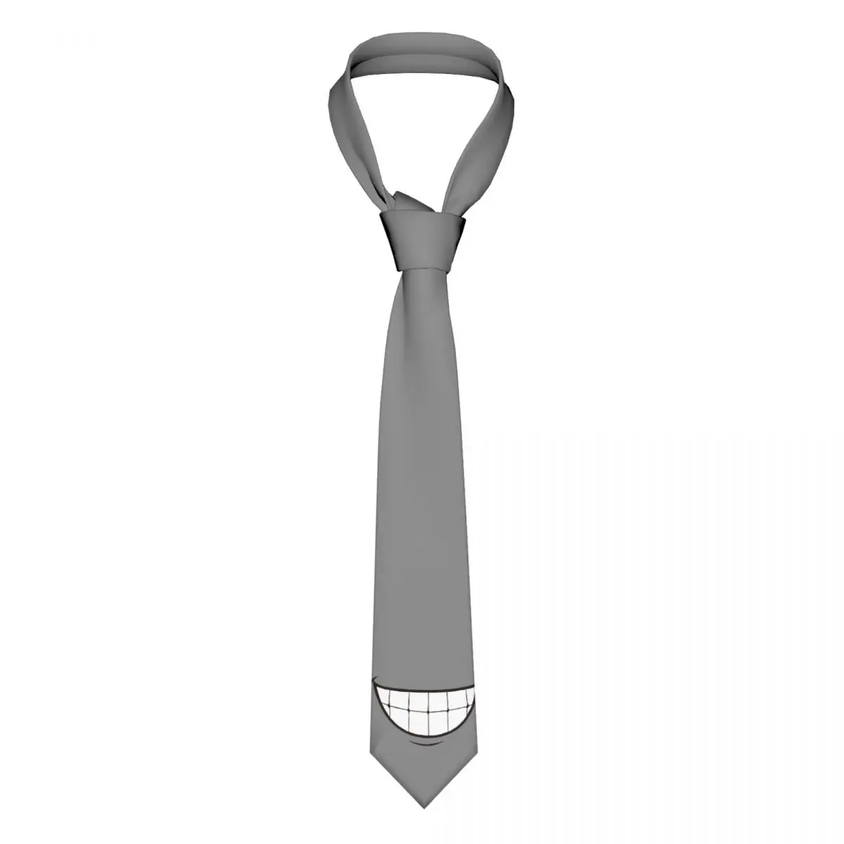 

Grinning Cartoon Mouth Men Women Necktie Skinny Polyester 8 cm Narrow Expression Neck Ties for Daily Wear Cravat Wedding Office