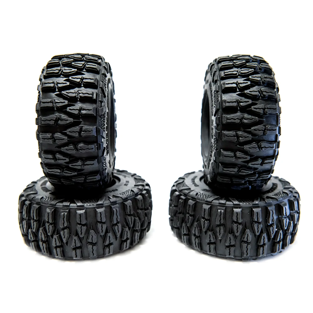 2/4 قطعة 2.2 بوصة الإطارات المطاطية 120*45 مللي متر عجلة الاطارات ل 1/10 RC الزاحف محوري SCX10 90046 RC قطع غيار السيارات #1