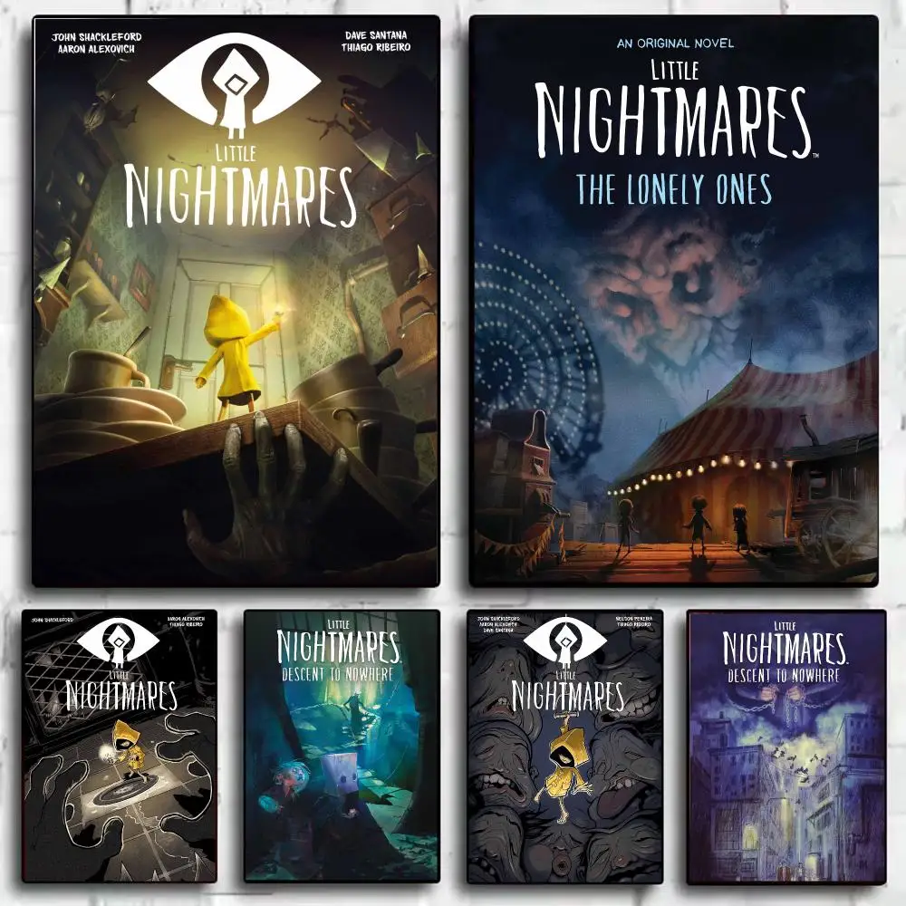 Game L-Little Nightmares Poster Wall Art Poster Print Decorative Artwork for Bedroom Living Room Office Home Decoration