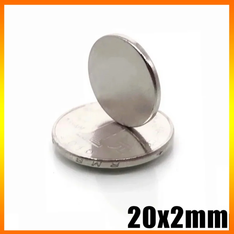 20x2mm Magnet 5/10/50/100/500pcs Round Accessory Fridge Office Whiteboard Garage Tool Refrigerator 20*2mm