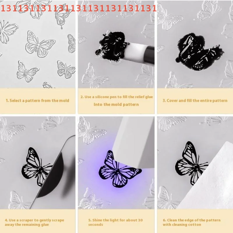 

Для украшения ногтей, французская кружевная силиконовая форма для дизайна ногтей, сделай сам, красота, простая линия, многоразовый инструмент ручной работы