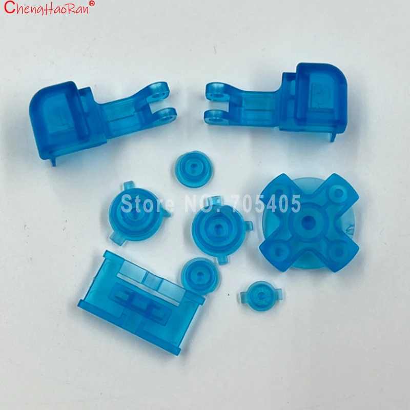 1Set  For Nintendo Gameboy Advance SP For GBA SP Transparent Color L R A B D-Pad Buttons Key Part Replacement Accessories